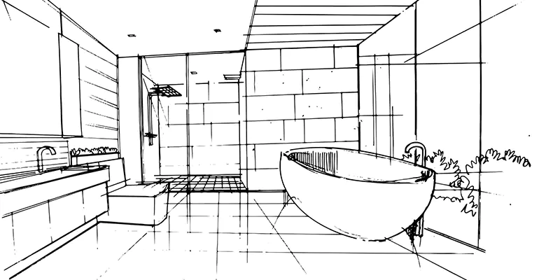 10x10 Bathroom Remodel Labor Cost in Cedar Grove