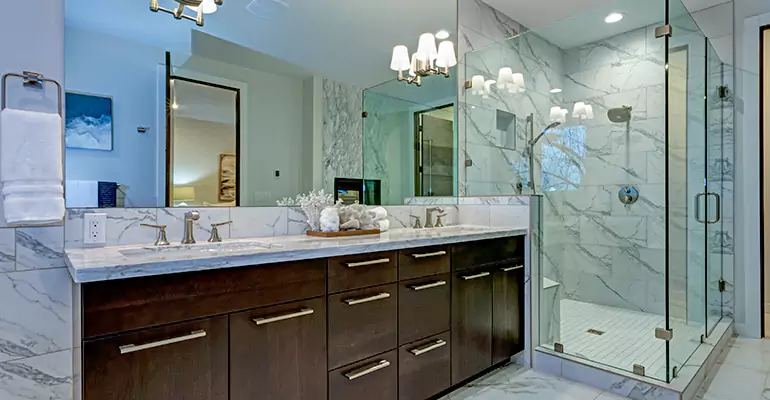 Partial Bathroom Reconstruction in Cedar Grove